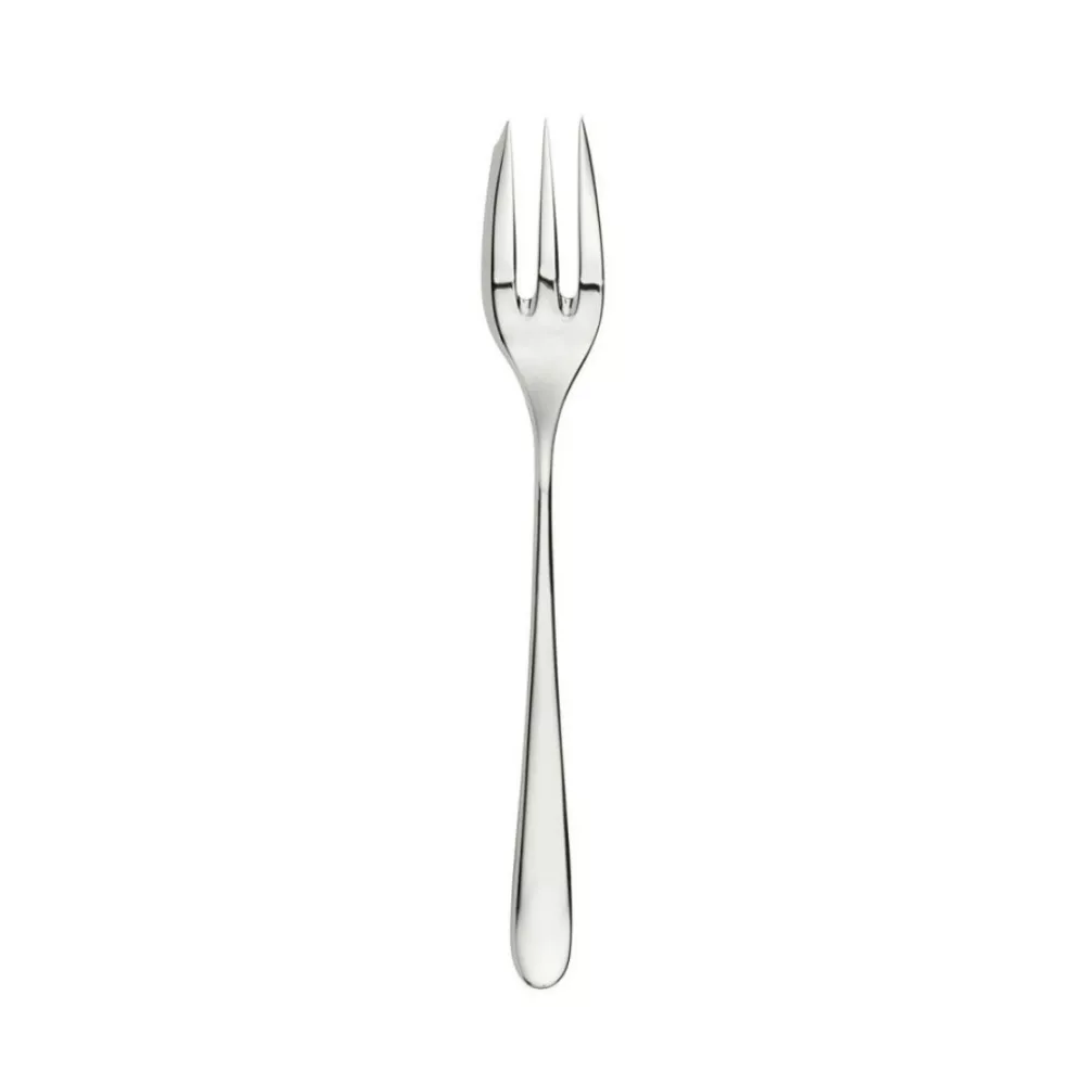 MODERNO DESSERT FORK, SILVER-PLATED