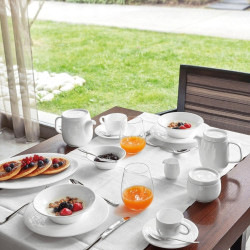 PIATTI SEGNA POSTO 31 CM, NEVE BONE CHINA