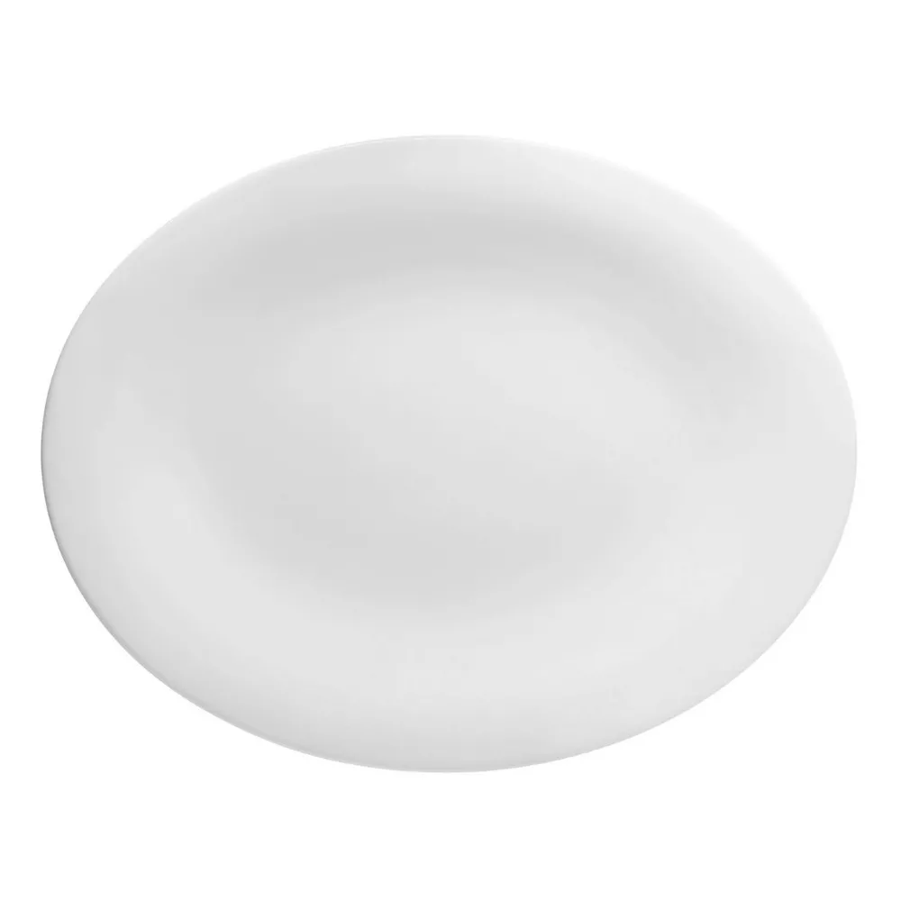 VASSOIO OVALE 30 CM, NEVE BONE CHINA