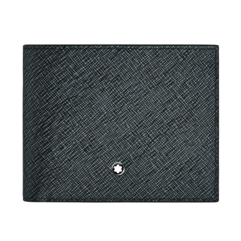 PORTAFOGLIO IN PELLE 6 CC, TWEED BLUE SARTORIAL 220384