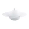 CLOCHE 12,5 CM, HEMISPHERE BIANCO
