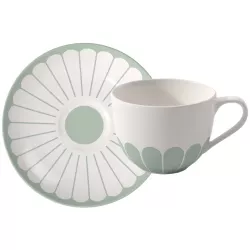 COFFEE CUP WITH SAUCER, FLEUR