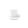 ESPRESSO CUP WITH SAUCER, SATIN WHITE REVE