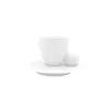 TAZZA ESPRESSO CON PIATTO, REVE BIANCO SATINATO