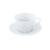 TAZZA CAFFE CON PIATTO, SWAN BIANCO