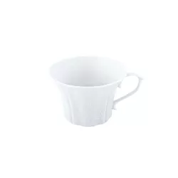 TAZZA CAFFE CON PIATTO, SWAN BIANCO