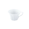 TAZZA CAFFE CON PIATTO, SWAN BIANCO