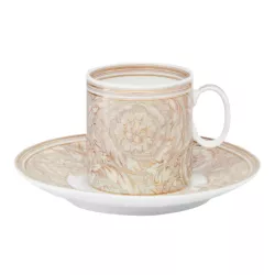 BEIGE BAROQUE COFFEE CUP...