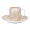 TAZZA CAFFE CON PIATTINO BAROCCO BEIGE, 19335-403782-14715 VERSACE