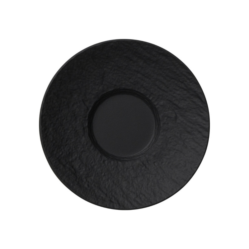 THE MANUFACTUR ROCK BLACK CUP PLATE 10-4239-1310
