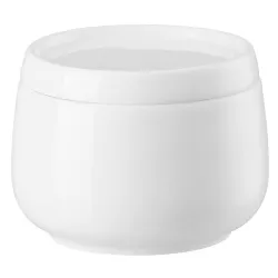 SUGAR BOWL WITH LID, BONE...