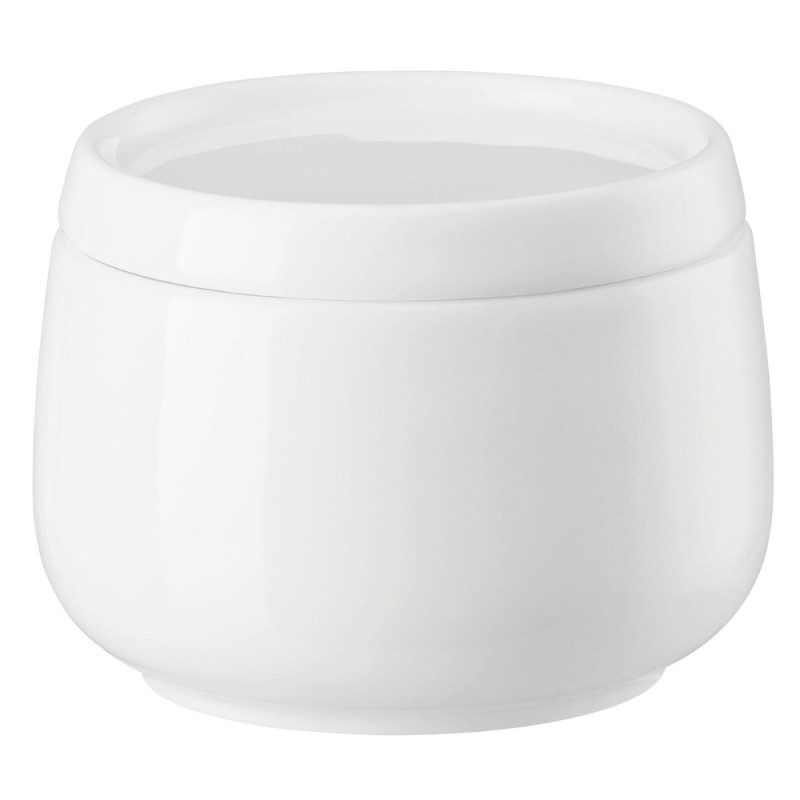 SUGAR BOWL WITH LID, BONE CHINA NEVE
