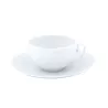 TAZZA COLAZIONE CON PIATTO, HEMISPHERE BIANCO