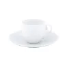 TAZZA CAPPUCCINO CON PIATTO, HEMISPHERE BIANCO