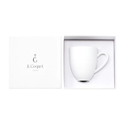 MUG, HEMISPERE BIANCO SATINATA