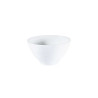 6 CM SAKE BOWL, SATIN WHITE HEMISPHERE