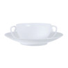 BROTH CUP WITH SAUCER, WHITE HEMISPHERE