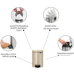 3 LT PEDAL BIN, NEWICON