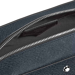 SARTORIAL  TWEED BLUE POCHETTE 220339