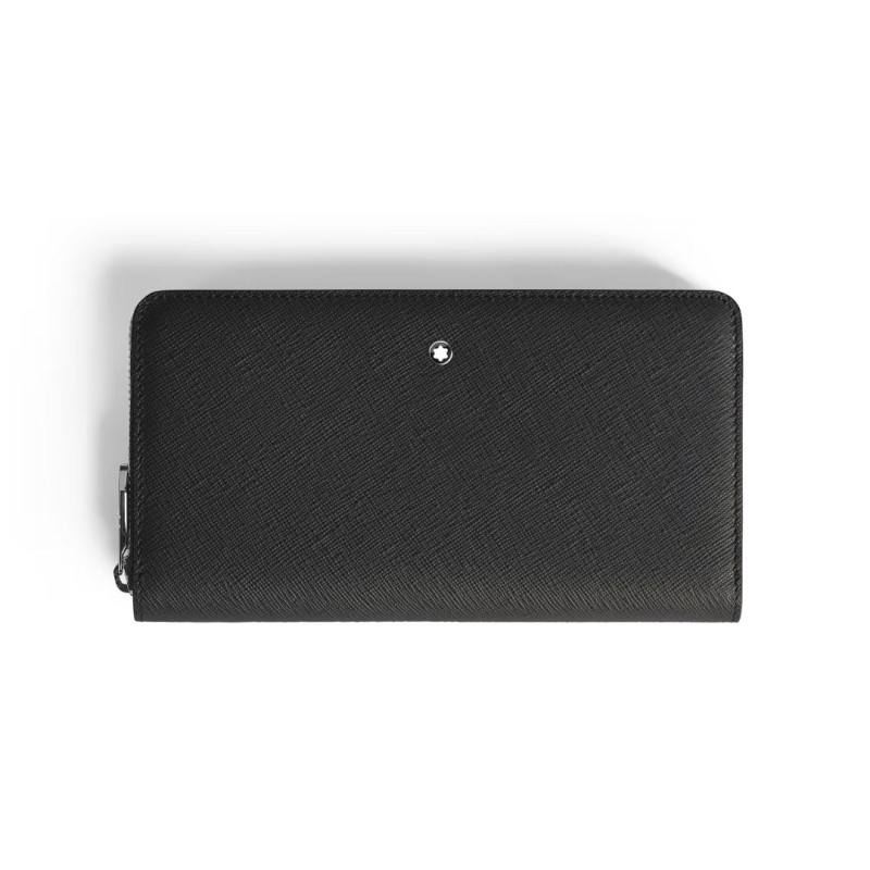 12-POCKET BLACK SARTORIAL WALLET 220363