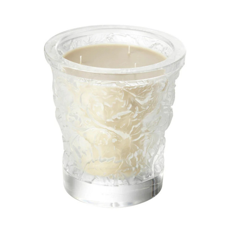 CRYSTAL VASE WITH SCENTED CANDLE, FOREST B14300