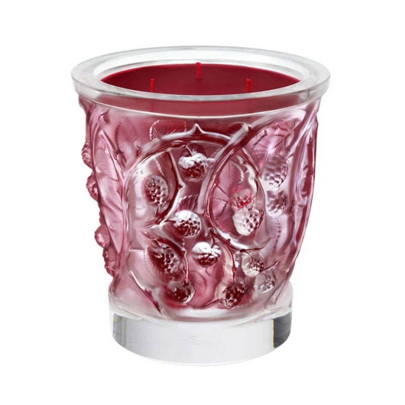 CRYSTAL VASE WITH SCENTED CANDLE, EPINES B14500