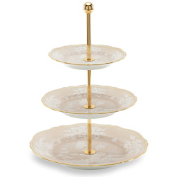 PORCELAIN 3 TIERED SERVER,...