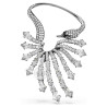 ORECCHINO EAR CUFF VIENNA COLLECTION BIANCO, PLACCATURA RUTENIO5709266
