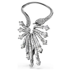 ORECCHINO EAR CUFF VIENNA COLLECTION BIANCO, PLACCATURA RUTENIO5709266