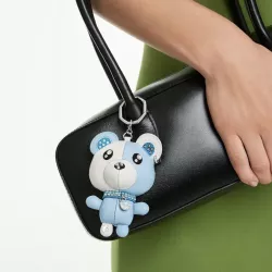 CHARM BORSA TEDDY 5733771 BLU/RHS