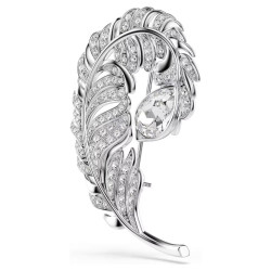 IDYLLIA: BROOCH WHITE, RHODIUM PLATING 5747549
