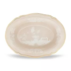 VASSOIO OVALE FONDO 25 CM, ORIENTE ITALIANO
