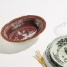 VASSOIO OVALE FONDO 25 CM, ORIENTE ITALIANO