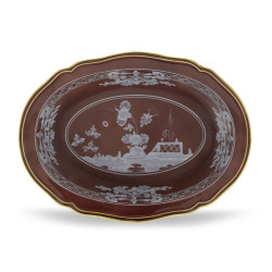 DEEP OVAL TRAY 25 CM, ORIENTE ITALIANO