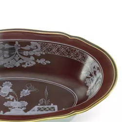VASSOIO OVALE FONDO 25 CM, ORIENTE ITALIANO