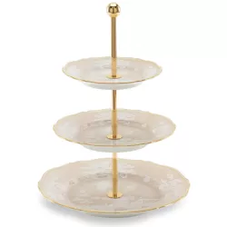 PORCELAIN 3 TIERED SERVER,...