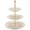 PORCELAIN 3 TIERED SERVER, ORIENTE ITALIANO