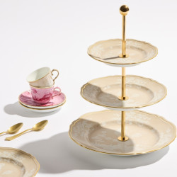 PORCELAIN 3 TIERED SERVER, ORIENTE ITALIANO