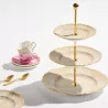PORCELAIN 3 TIERED SERVER, ORIENTE ITALIANO