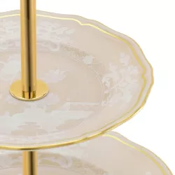 PORCELAIN 3 TIERED SERVER, ORIENTE ITALIANO