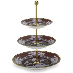 PORCELAIN 3 TIERED SERVER, ORIENTE ITALIANO