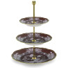 PORCELAIN 3 TIERED SERVER, ORIENTE ITALIANO