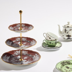 PORCELAIN 3 TIERED SERVER, ORIENTE ITALIANO