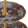 PORCELAIN 3 TIERED SERVER, ORIENTE ITALIANO
