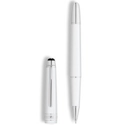 WHITE ROLLERBALL PEN,...