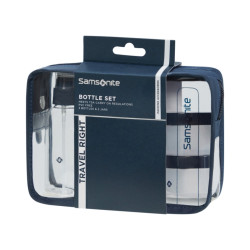 BLUE TRAVEL BOTTLES SET...