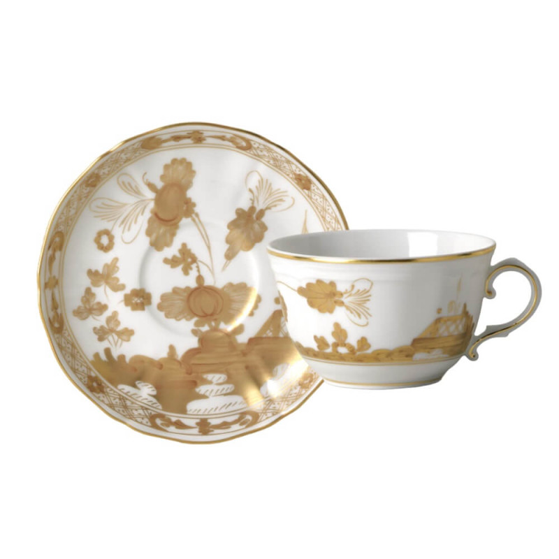 TEA CUP WITH SAUCER, ORIENTE ITALIANO