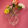GLASS HEART VASE 25 CM, LOVE IN BLOOM 9922