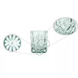 SET DI 2 BICCHIERI DA WHISKY NOBLESSE MENTA - 104241