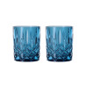NOBLESSE BLUE WHISKY GLASSES SET OF 2 - 104243